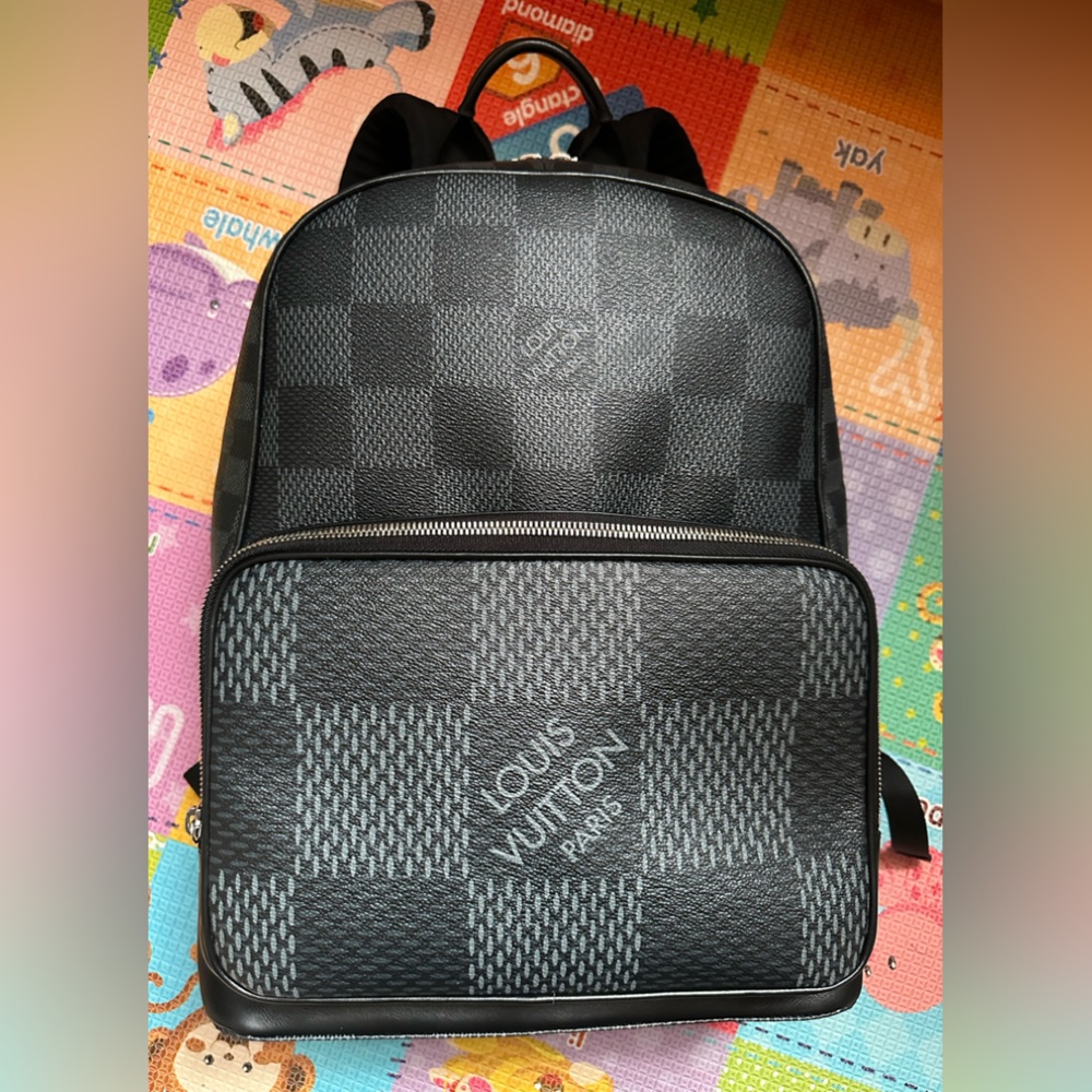 Louis vuitton Damier Graphite Campus Backpack Black